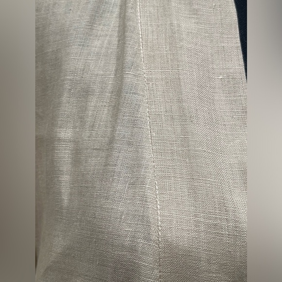 Petals VINTAGE Beige LINEN KIMONO, COPPOLA & BOWERS SIZE L - Picture 8 of 12